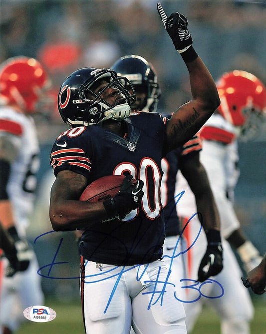 DEMONTRE HURST Signed 8x10 photo PSA/DNA Chicago Bears Autographed