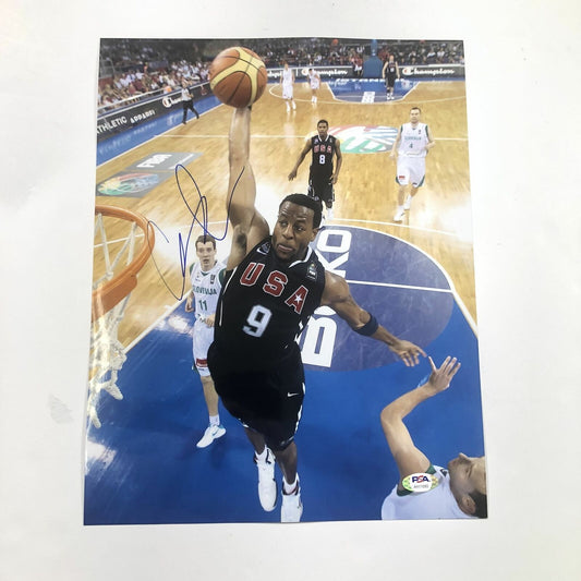 Andre Iguodala signed 11x14 photo PSA/DNA Team USA Autographed Warriors