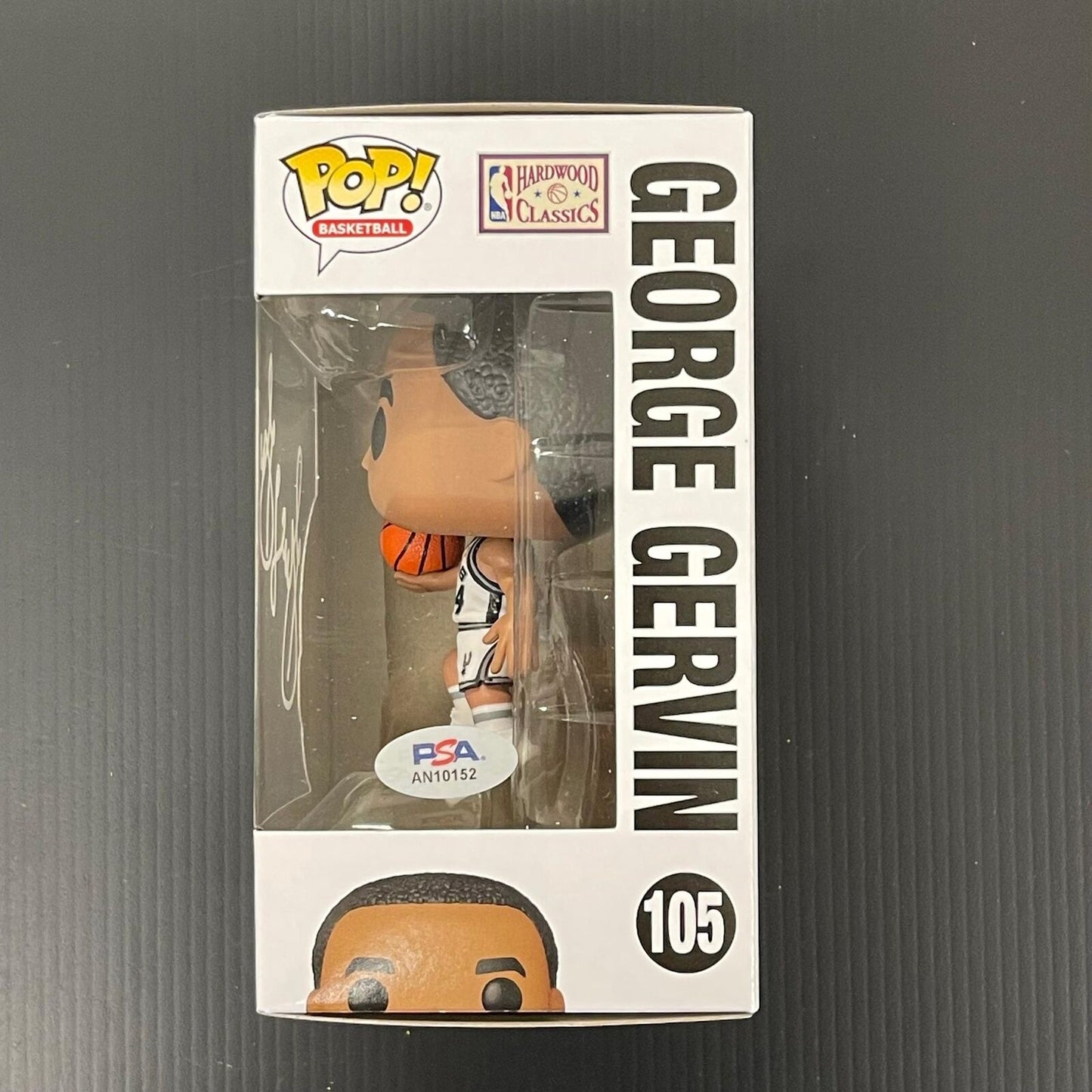 George Gervin Signed Funko Pop PSA/DNA San Antonio Spurs Autographed