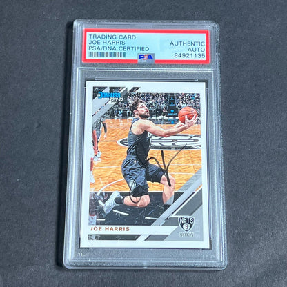 2019-20 Panini Donruss #20 Joe Harris Signed Card AUTO PSA Slabbed Nets