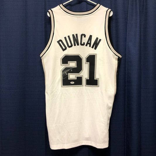 Tim Duncan signed jersey PSA/DNA San Antonio Spurs Autographed