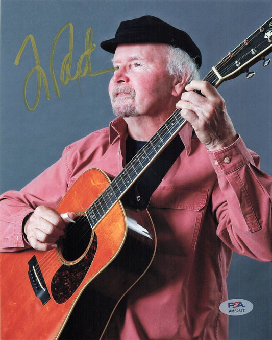 Tom Paxton signed 8x10 photo PSA/DNA Autographed