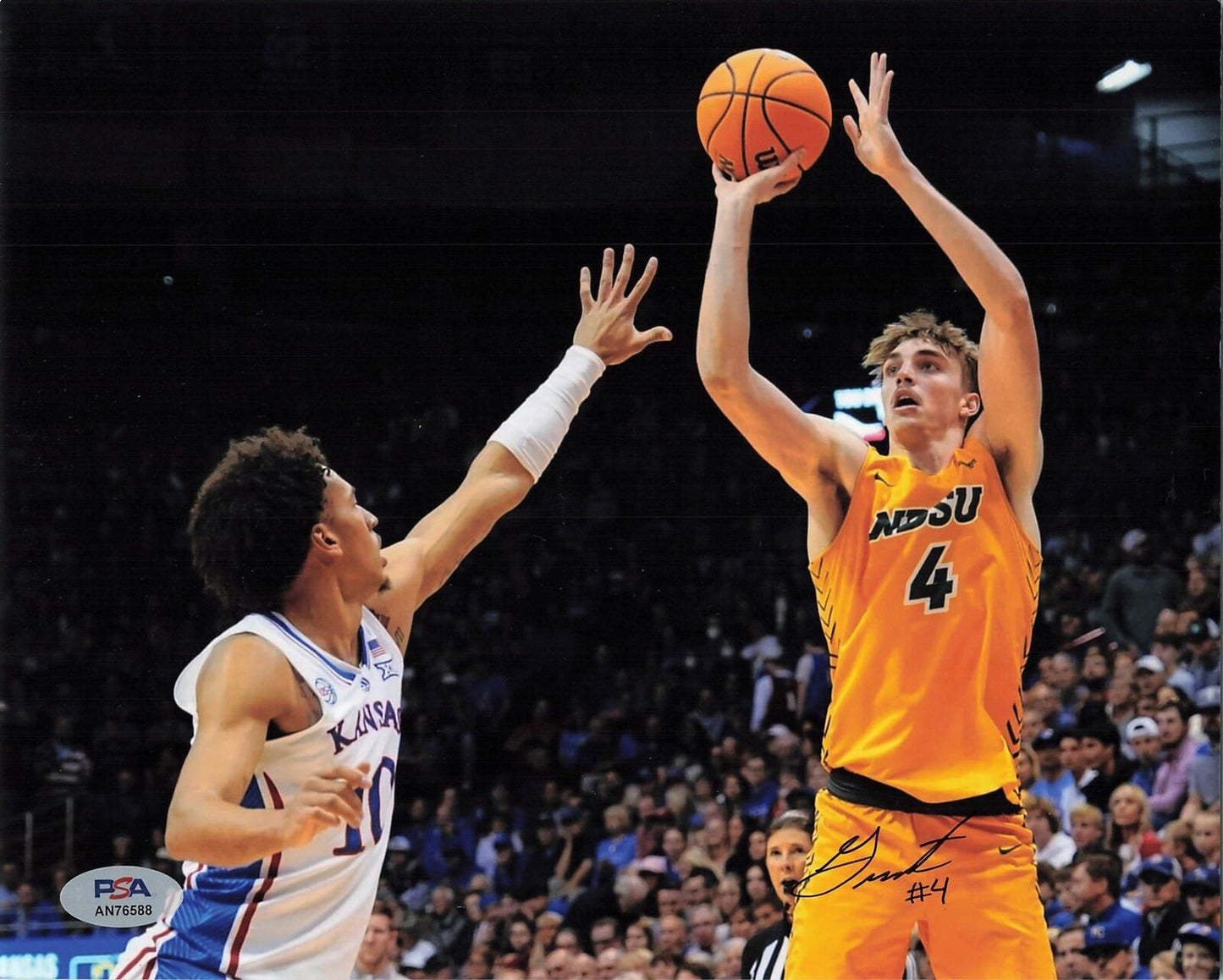 Grant Nelson signed 8x10 photo PSA/DNA North Dakota State Autographed
