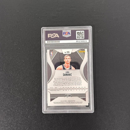 2019-20 Panini Prizm #265 Luka Samanic Signed Card AUTO PSA Slabbed Spurs