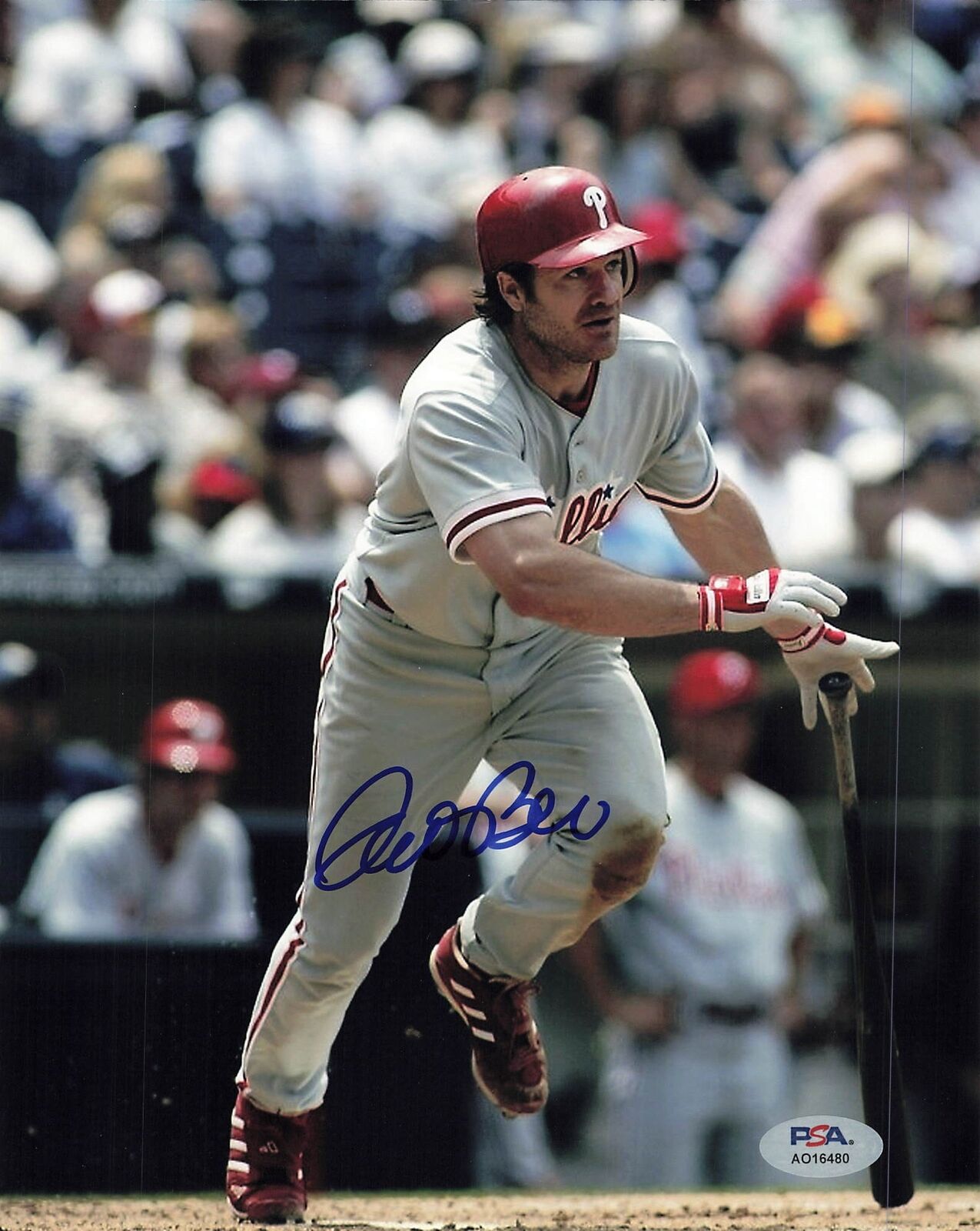 David Bell signed 8x10 photo PSA/DNA Philadelphia Phillies Autographed