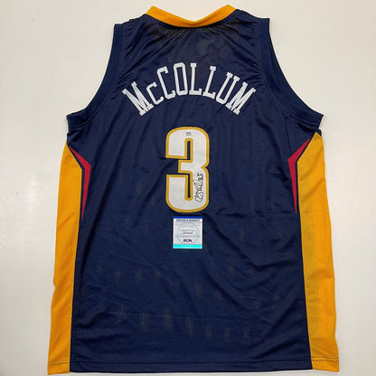 CJ McCollum signed jersey PSA/DNA New Orleans Pelicans Autographed