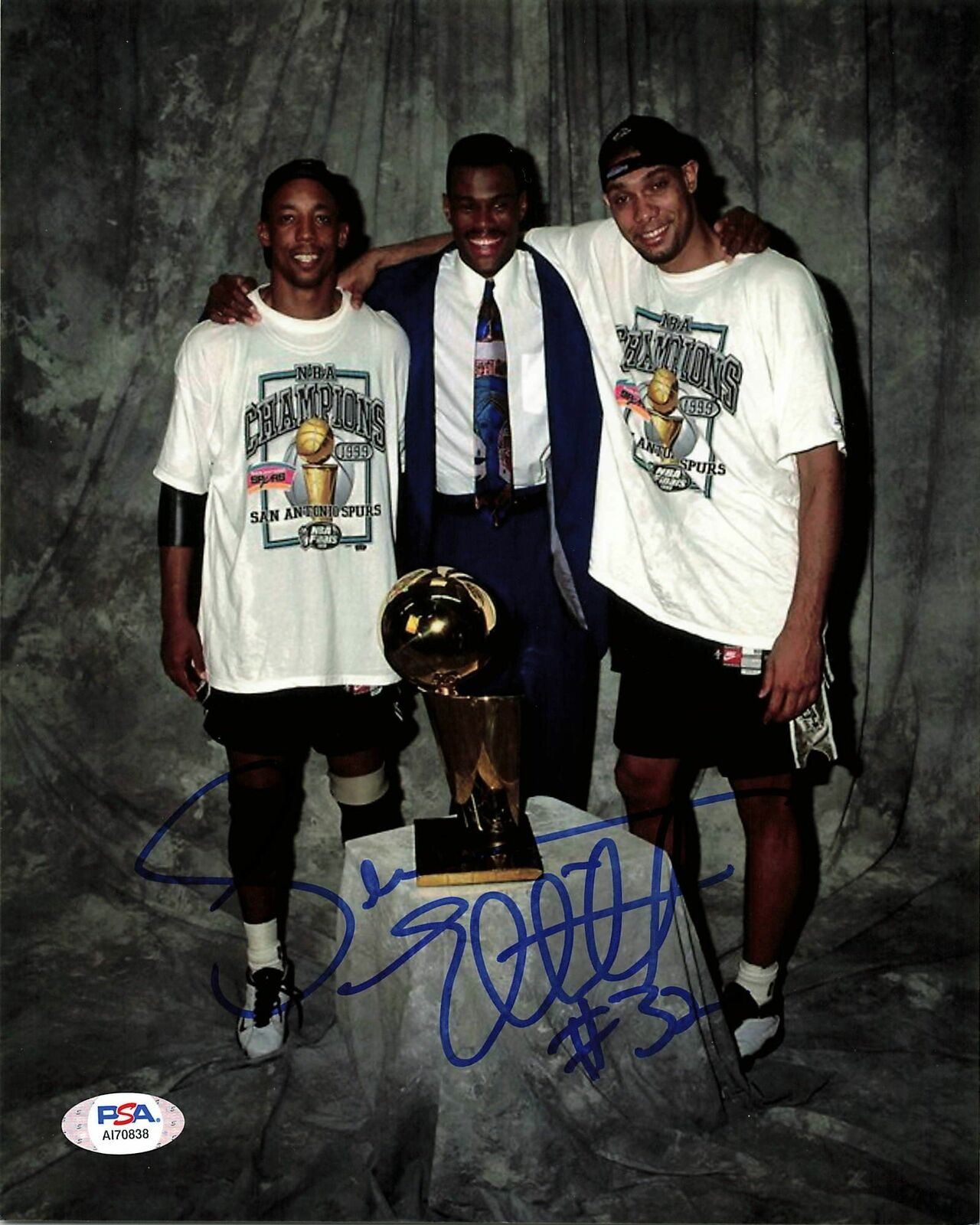 Sean Elliot signed 8x10 photo PSA/DNA San Antonio Spurs Autographed