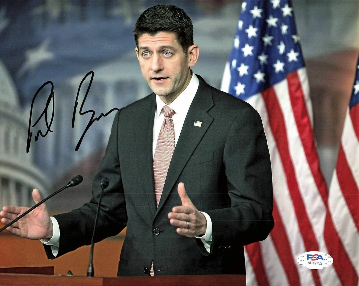 Paul Ryan signed 8x10 Photo PSA/DNA Autographed Politician