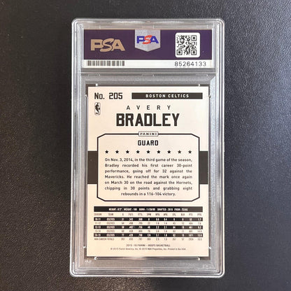 2015-16 Panini Hoops #205 Avery Bradley Signed Card AUTO PSA/DNA Slabbed Celtics