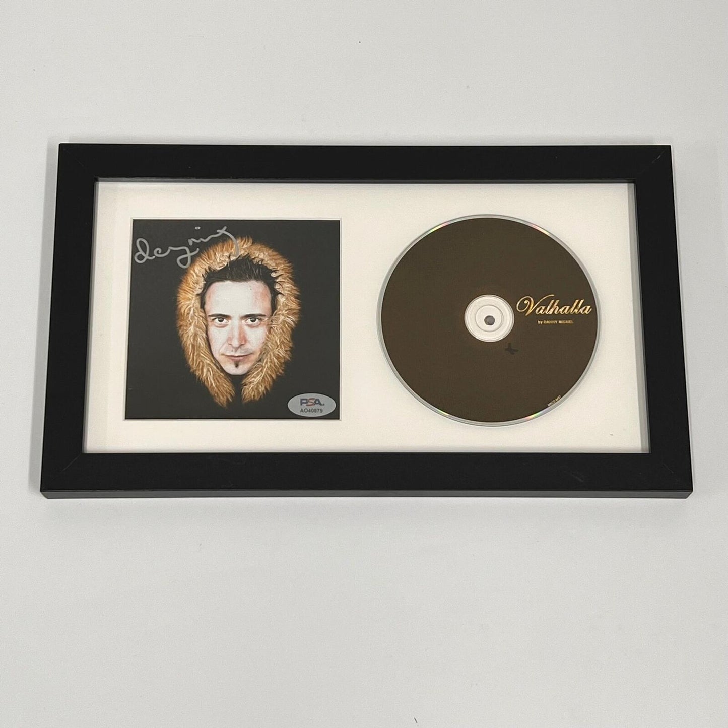 Danny Michel Signed Valhalla Album CD Cover Framed PSA/DNA Autographed Musician