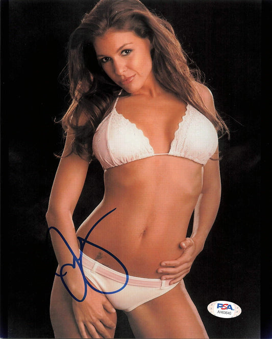 Joy Giovanni signed 8x10 photo PSA/DNA COA WWE Autographed Wrestling