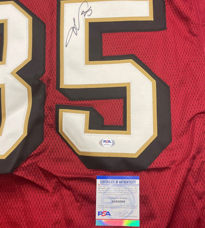 Vernon Davis signed Jersey PSA/DNA San Francisco 49ers Autographed