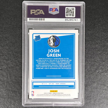 2020-21 Panini Donruss #234 Josh Green Signed Card AUTO PSA/DNA Slabbed RC Maver