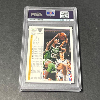 1991-92 Upper Deck #163 Robert Parish Signed AUTO 10 PSA Slabbed Celtics