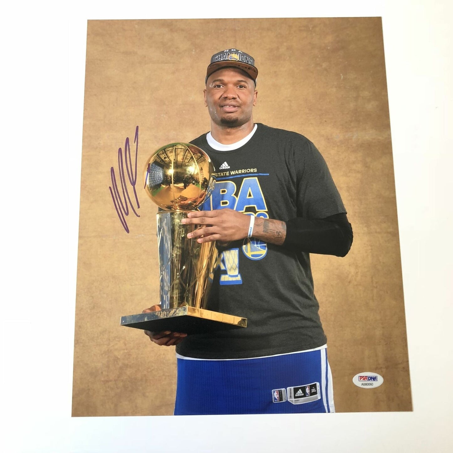 Marreese Speights signed 11x14 photo PSA/DNA Golden State Warriors Autographed