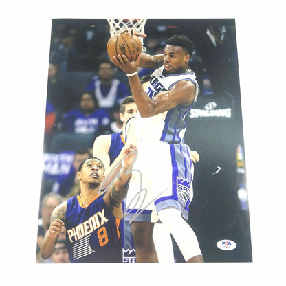 BUDDY HIELD signed 11x14 photo PSA/DNA Sacramento Kings Autographed