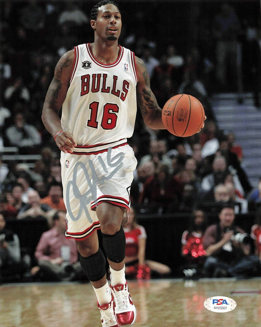 James Johnson signed 8x10 photo PSA/DNA Chicago Bulls Autographed