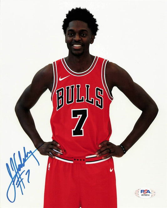 Justin Holiday signed 8x10 photo PSA/DNA Chicago Bulls Autographed