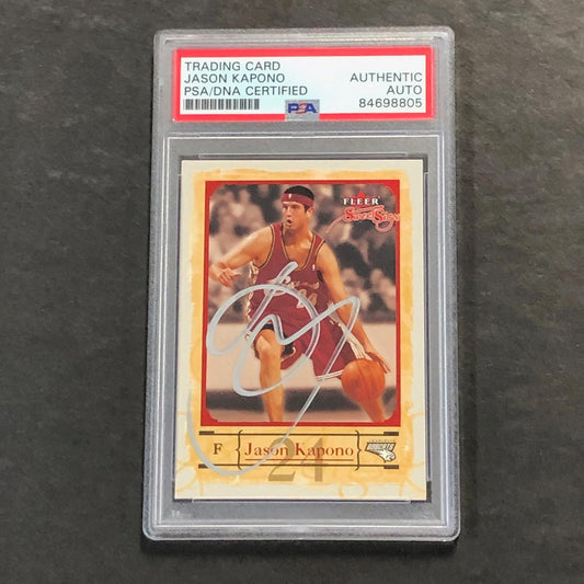 2004-05 Fleer Sweet Sigs #40 Jason Kapono Signed Card AUTO PSA/DNA Slabbed Bobca