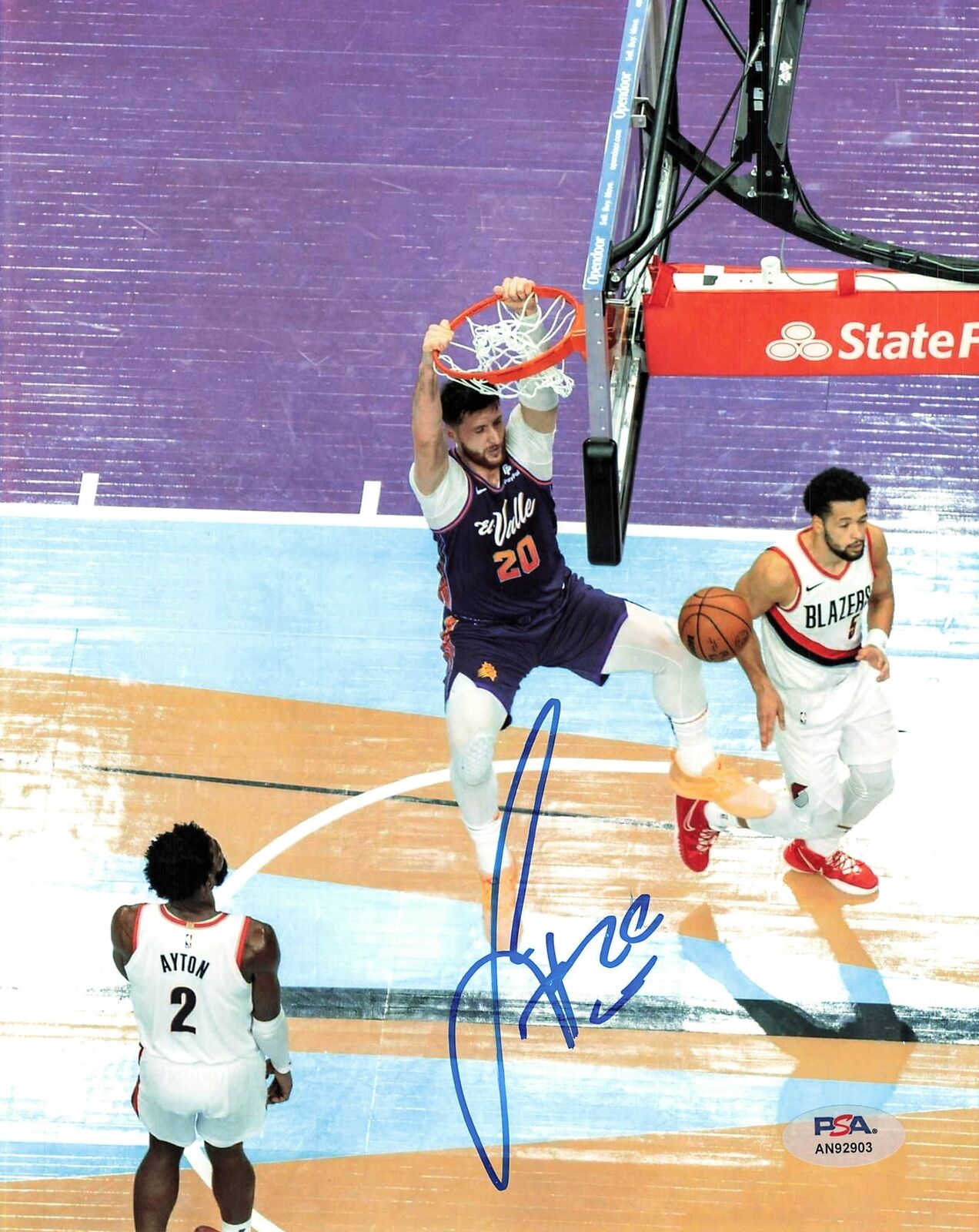 Jusuf Nurkic signed 8x10 photo PSA/DNA Phoenix Suns Autographed