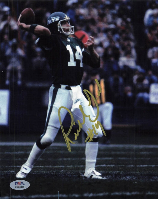 Richard Todd Signed 8x10 photo PSA/DNA Jets Autographed