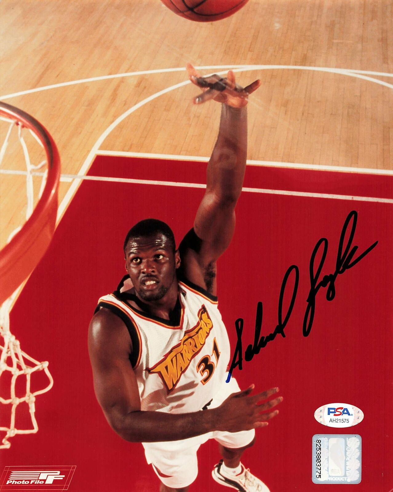 Adonal Foyle signed 8x10 photo PSA/DNA Warriors Autographed