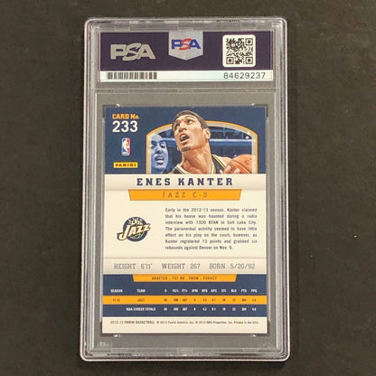 2012-13 Panini Basketball #233 Enes Kanter Signed AUTO 10 PSA Slabbed Jazz