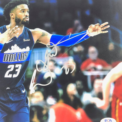 WESLEY MATTHEWS signed 11x14 photo PSA/DNA Dallas Mavericks Autographed