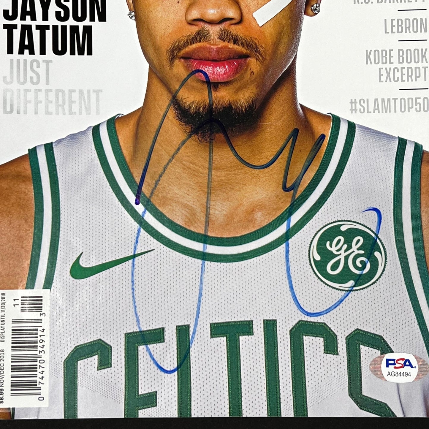 Jayson Tatum Signed Magazine PSA/DNA Boston Celtics Autographed