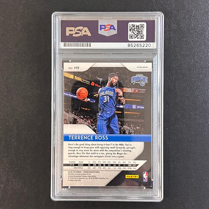 2018-19 Panini Prizm #149 Terrence Ross Signed Card AUTO PSA Slabbed Magic