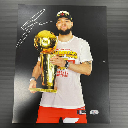 Fred VanVleet signed 11x14 photo PSA/DNA Toronto Raptors Autographed