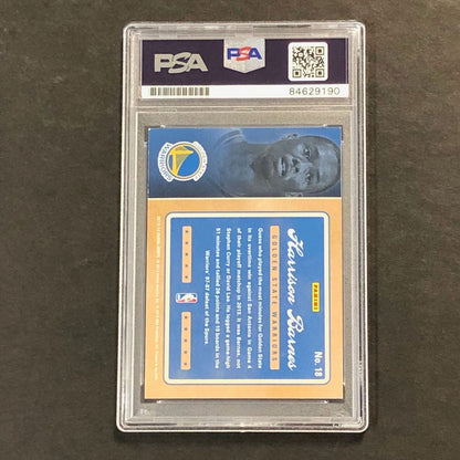 2013-14 NBA Hoops Dreams #18 Harrison Barnes Signed Card AUTO 10 PSA Slabbed War