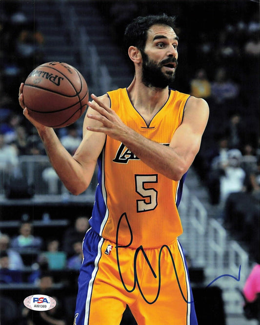 Jose Calderon signed 8x10 photo PSA/DNA Los Angeles Lakers Autographed