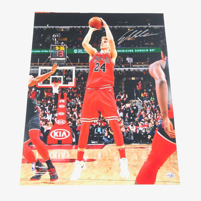 LAURI MARKKANEN signed 16x20 photo Fanatics Chicago Bulls Autographed