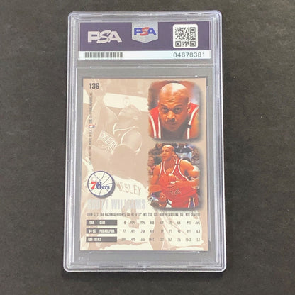 1995-96 Fleer Ultra #136 Scott Williams Signed Card PSA Slabbed 76ers