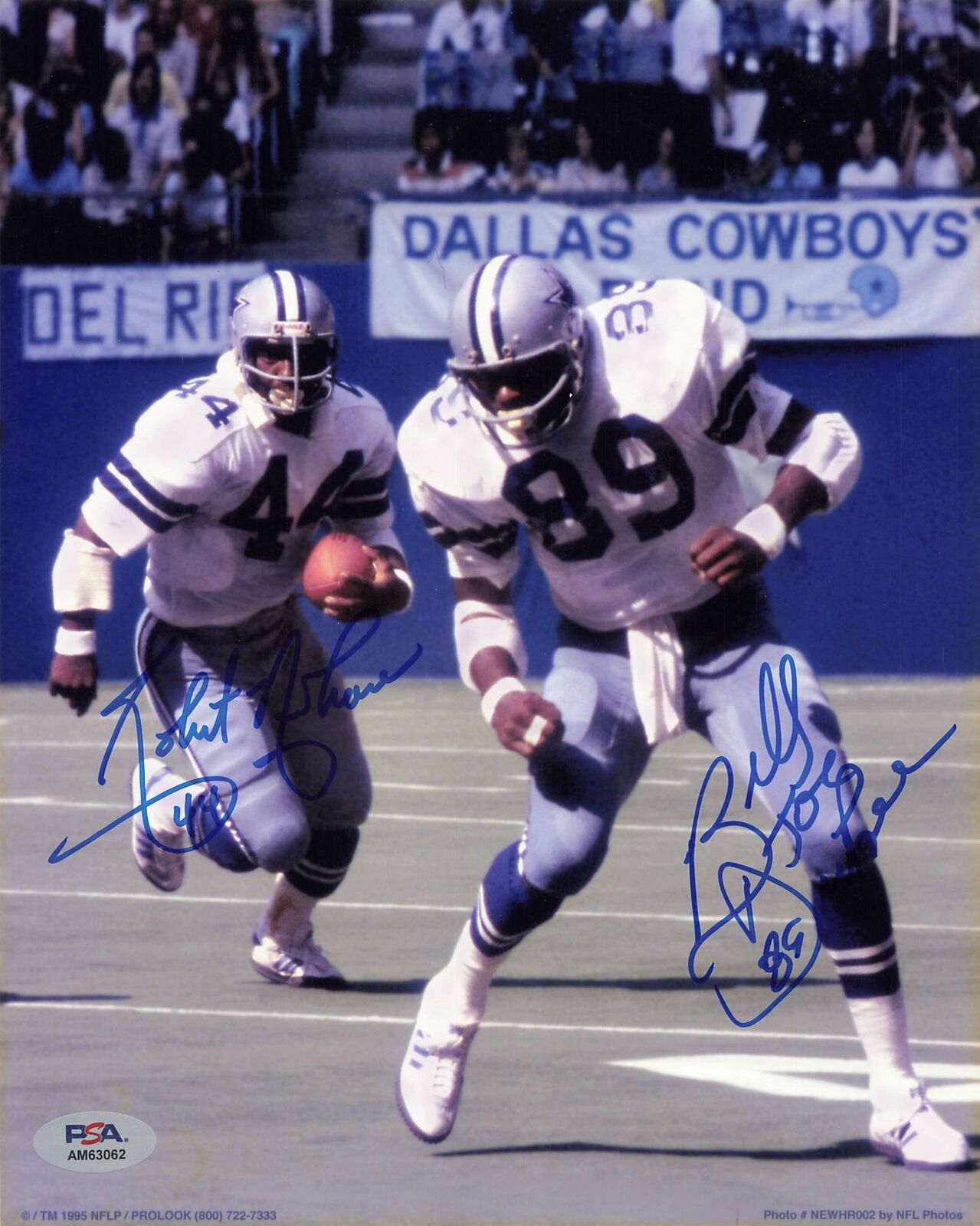 Billy Joe DuPree and Robert Newhouse Signed 8x10 Photo PSA/DNA Dallas Cowboys Au