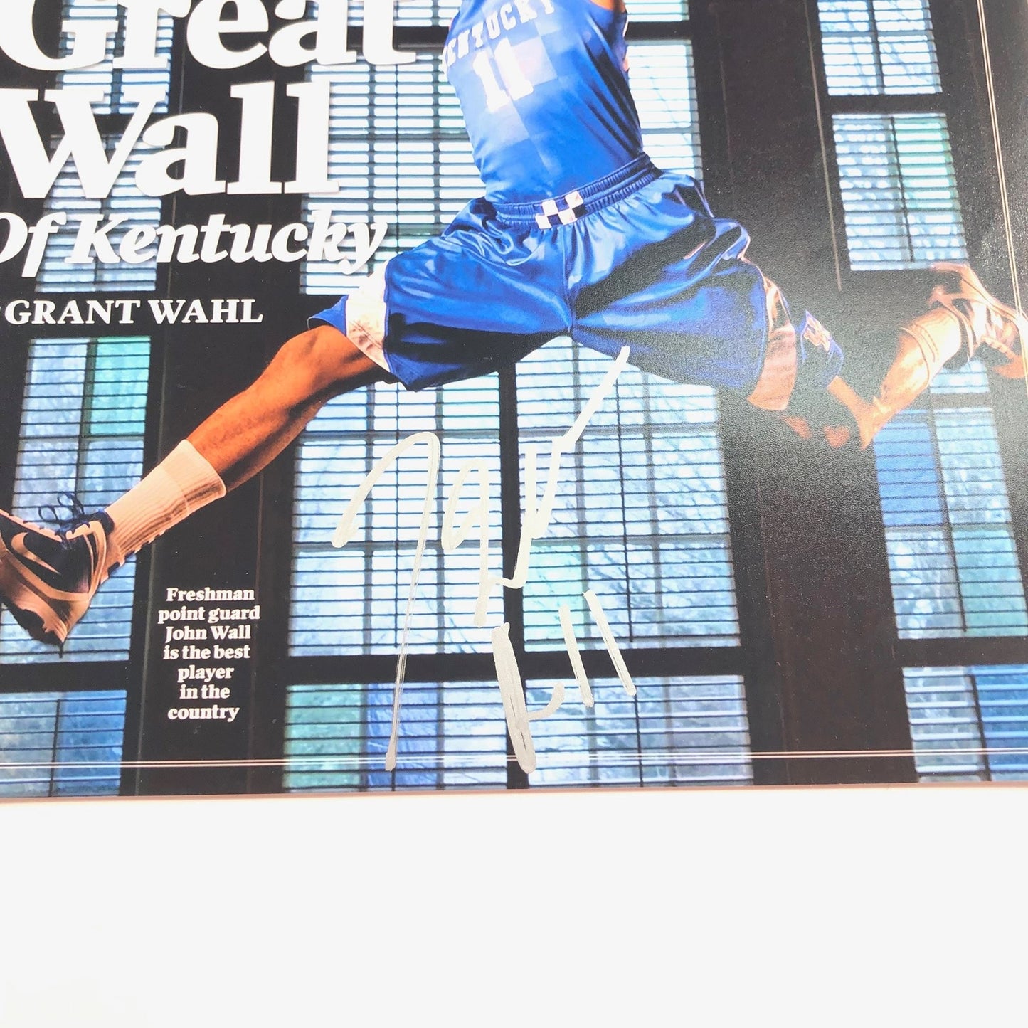 John Wall signed 11x14 photo JSA Washington Wizards Autographed Kentucky
