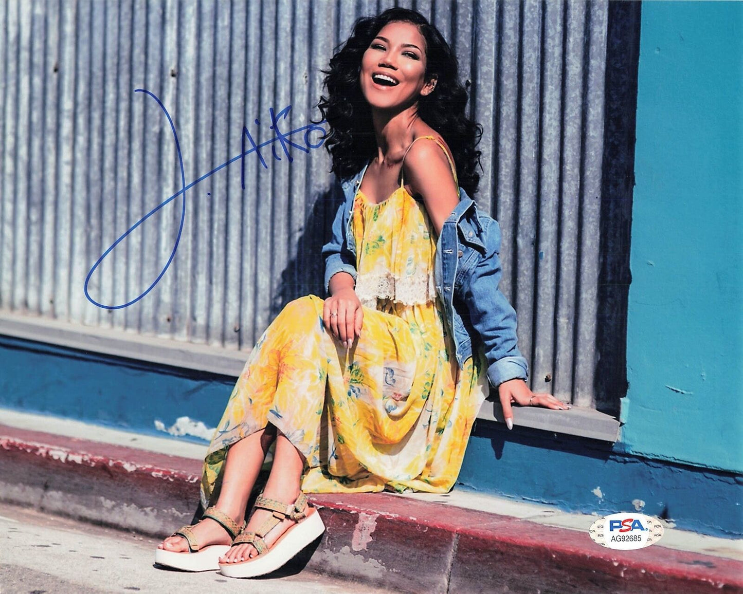 Jhene Aiko signed 8x10 photo PSA/DNA Autographed