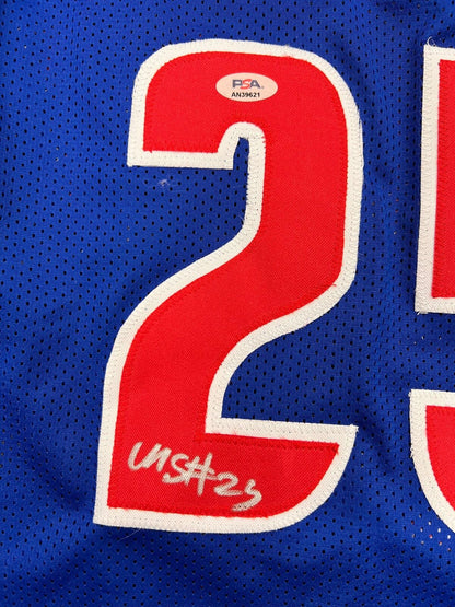 Marcus Sasser signed jersey PSA/DNA Detroit Pistons Autographed