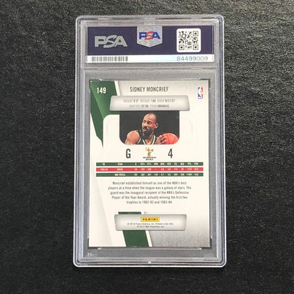 2010-11 Panini Prestige #149 Sidney Moncrief Signed Card AUTO PSA Slabbed Bucks