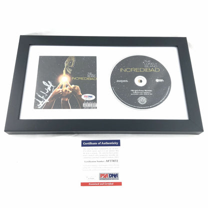 Akiva Schaffer signed Album CD Cover Framed Incredibad PSA/DNA Autographed The L