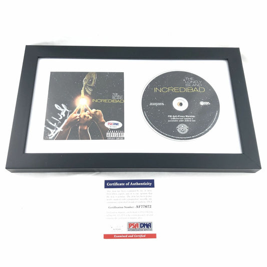 Akiva Schaffer signed Album CD Cover Framed Incredibad PSA/DNA Autographed The L