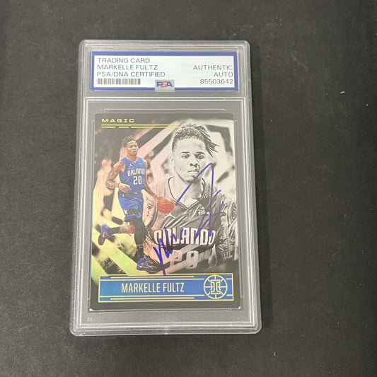2020-21 Panini Illusions #142 Markelle Fultz signed card PSA Magic