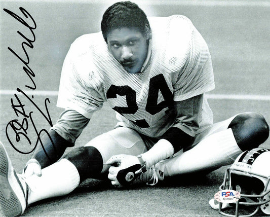 Mervyn Fernandez signed 8x10 photo PSA/DNA BC Lions Autographed