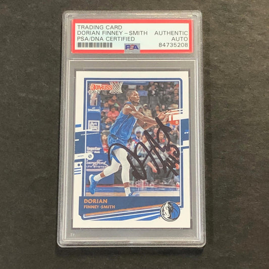 2020-21 Panini Donruss #79 Dorian Finney-Smith Signed Card AUTO PSA Slabbed Mave