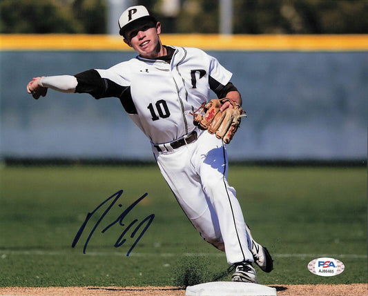 Nick Allen signed 8x10 photo PSA/DNA Oakland Athletics Autographed