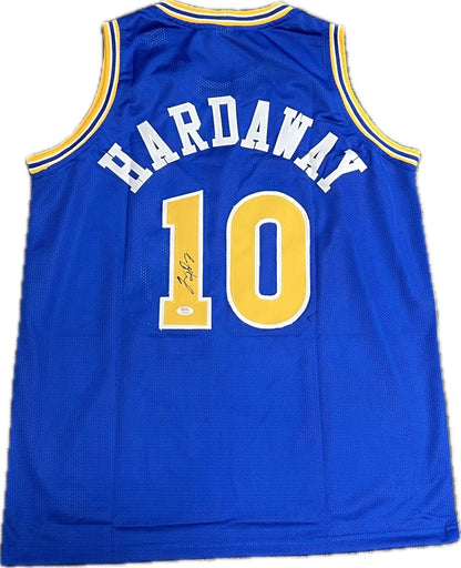 Tim Hardaway Signed Jersey PSA/DNA Golden State Warriors Autographed