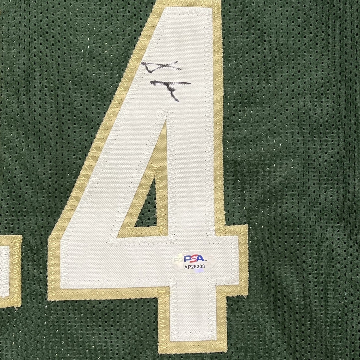 Andre Jackson Signed Jersey PSA Milwaukee Bucks Autographed