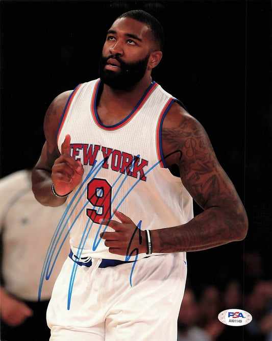 KYLE O'QUINN signed 8x10 photo PSA/DNA New York Knicks Autographed