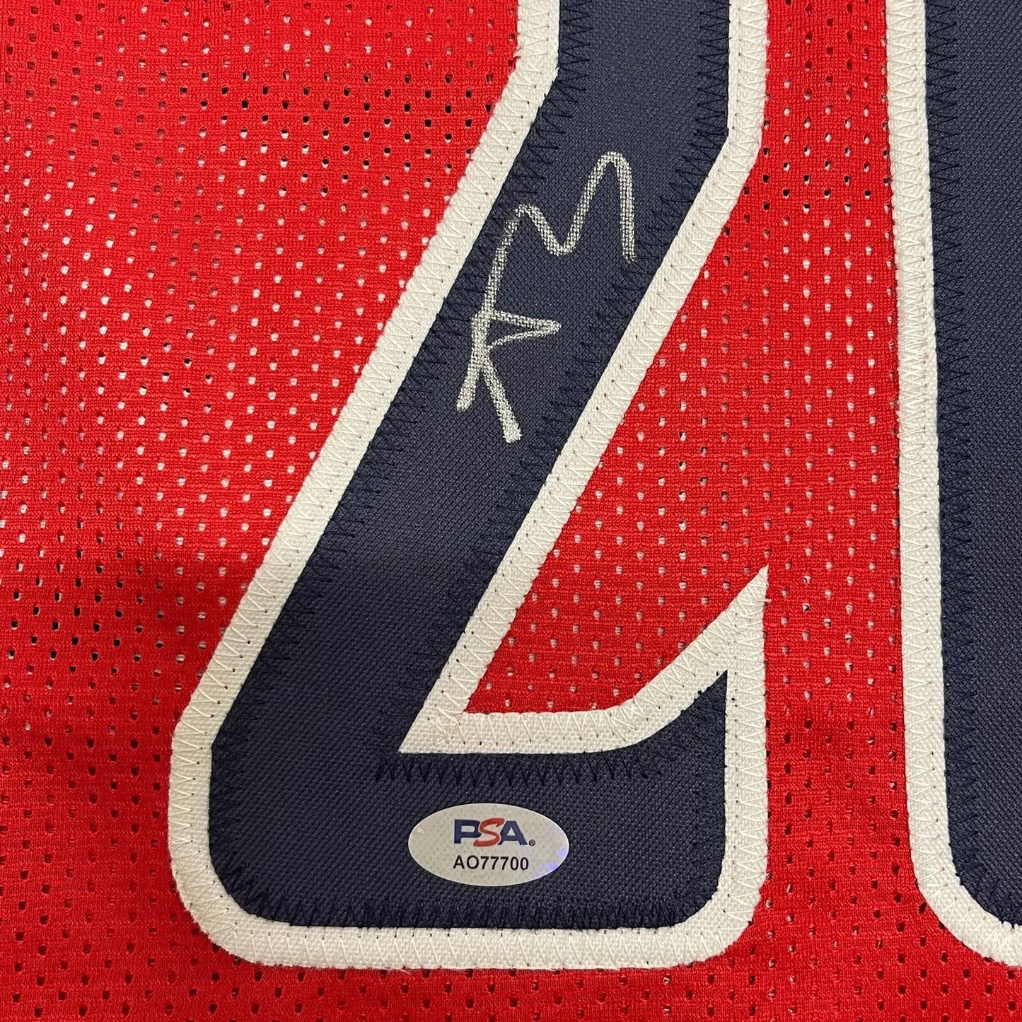 Alex Sarr Signed Jersey PSA/DNA Autographed Washington Wizards